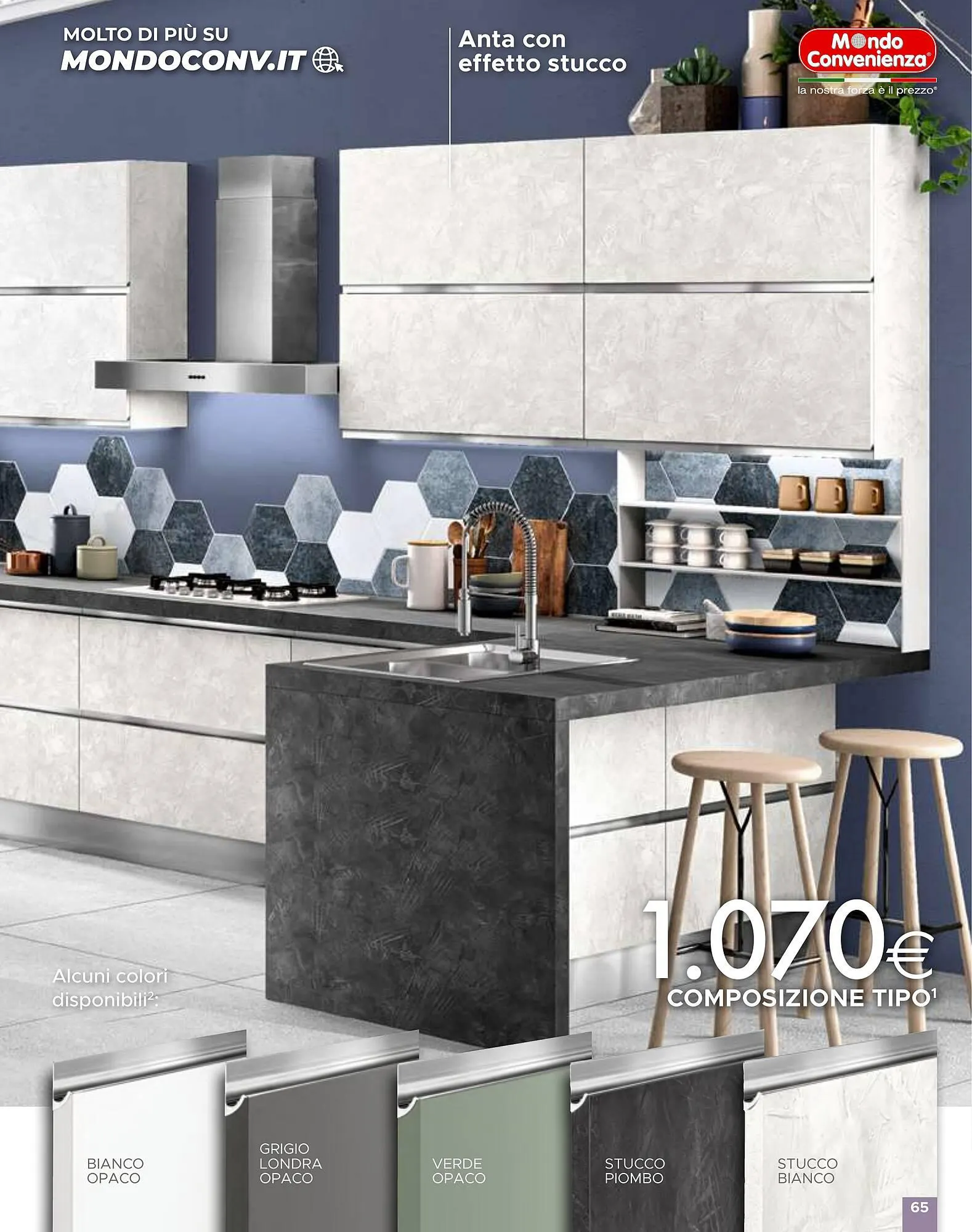 Volantino Mondo Convenienza da 1 aprile a 1 settembre di 2024 - Pagina del volantino 65