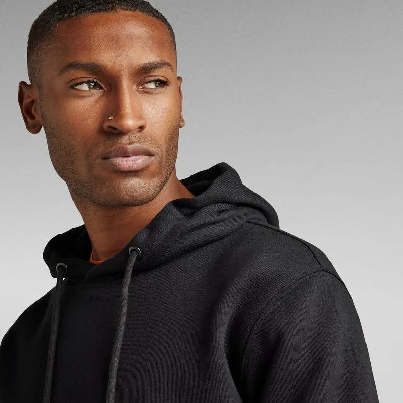 Logo Tape Hooded Sweater