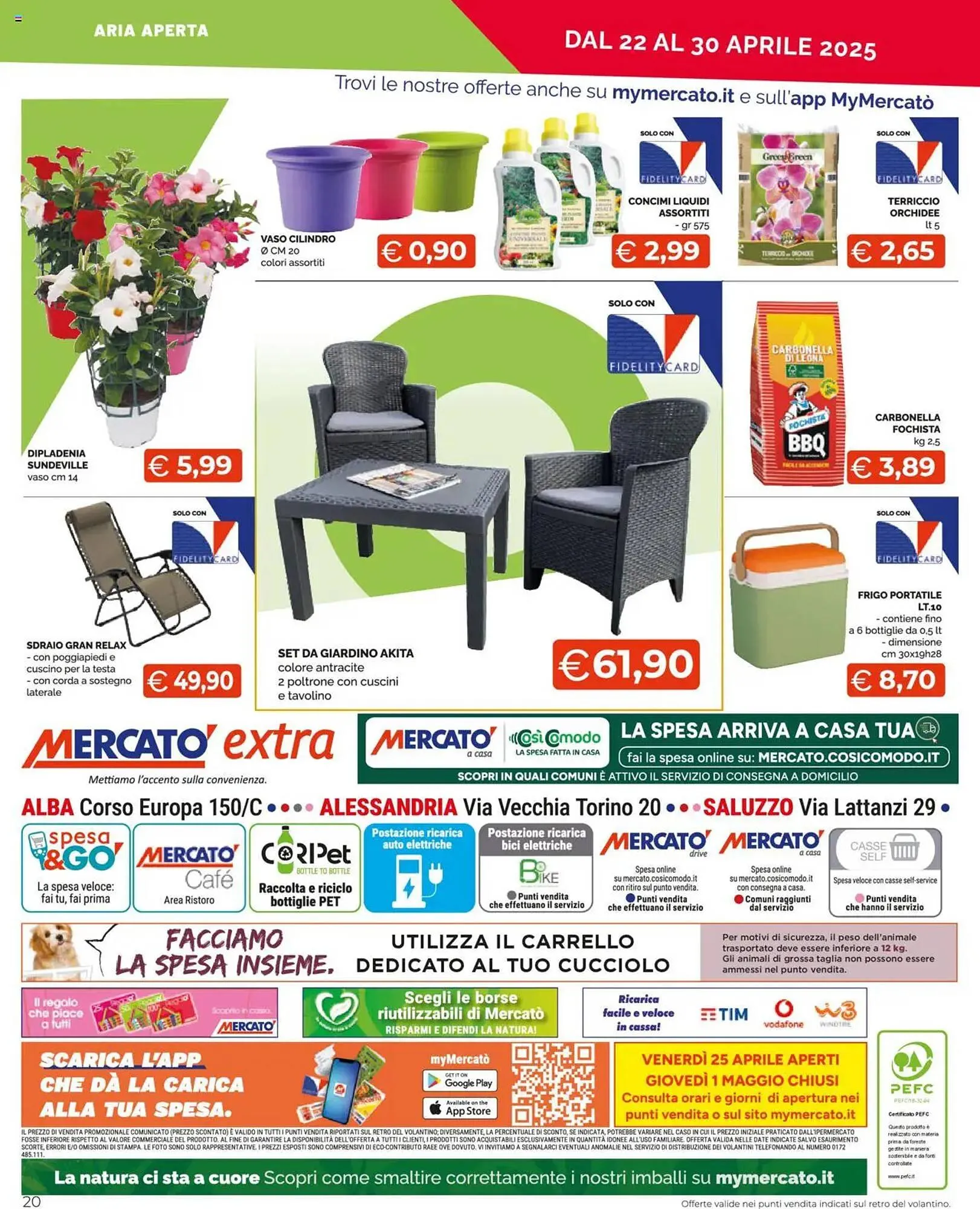 Volantino Mercatò Extra da 22 aprile a 30 aprile di 2025 - Pagina del volantino 20