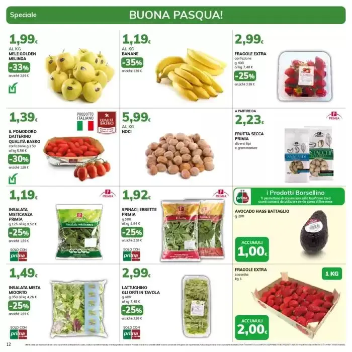 Pasqua da 8 aprile a 20 aprile di 2025 - Pagina del volantino 12