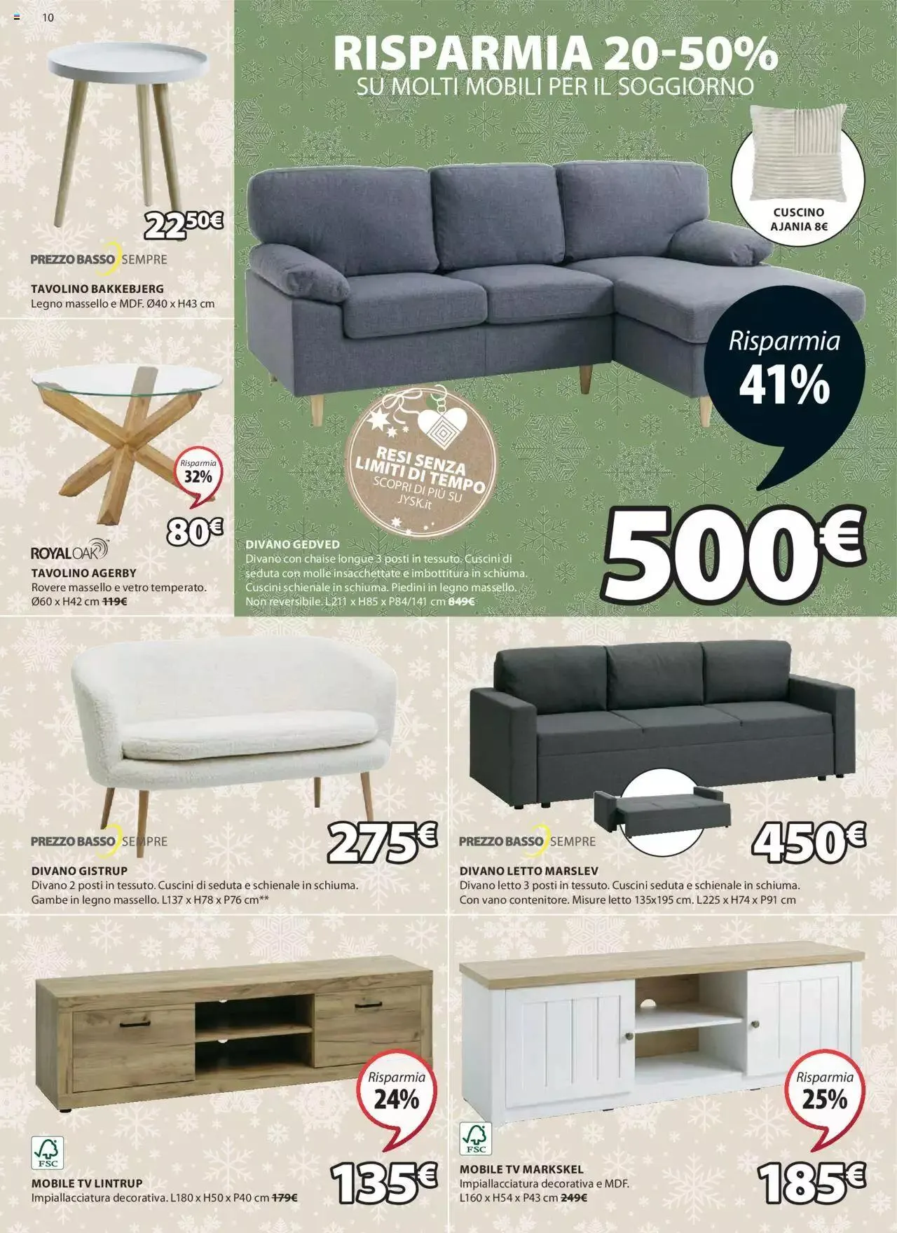 JYSK - Offerte da 7 dicembre a 4 gennaio di 2024 - Pagina del volantino 11