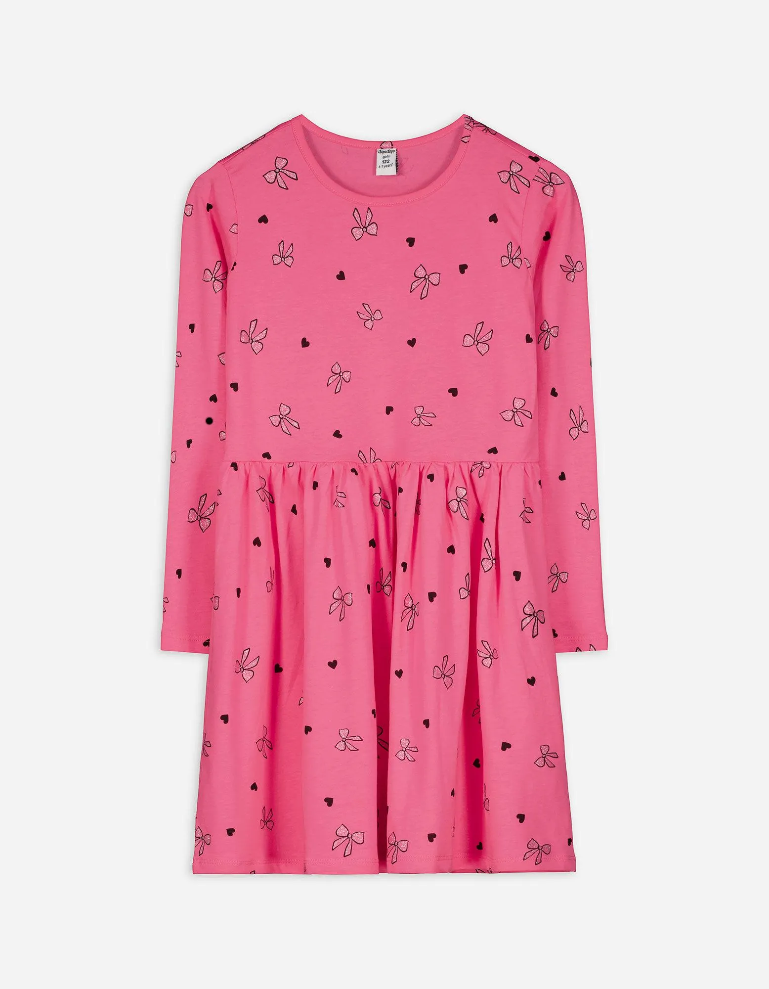 Abito - Stampa allover - rosa fucsia