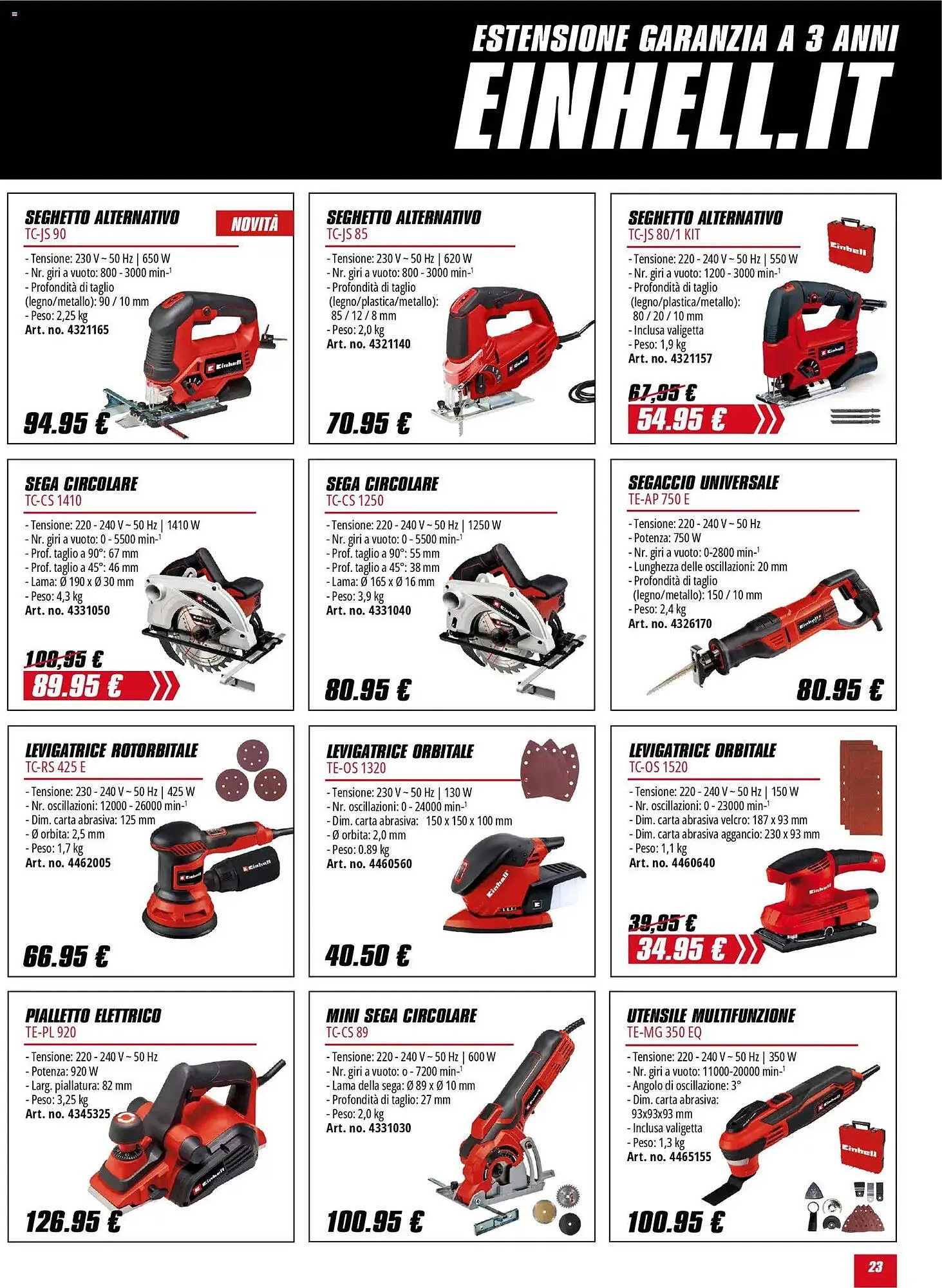 Volantino Einhell da 2 febbraio a 31 maggio di 2026 - Pagina del volantino 23