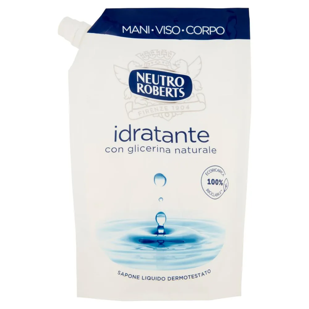 Neutro Roberts idratante con glicerina naturale Sapone Liquido 400 ml