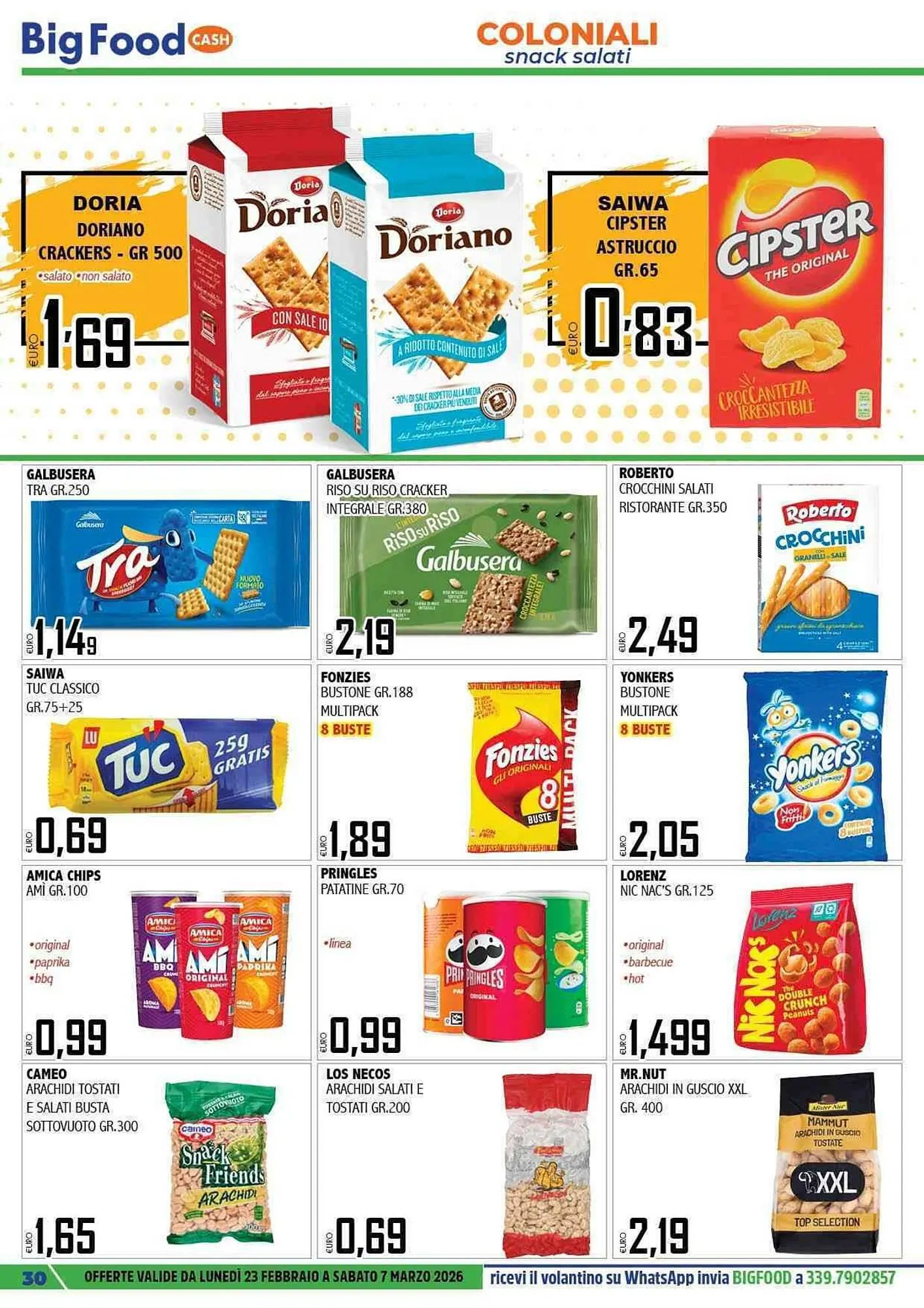 Volantino Big Food da 23 febbraio a 7 marzo di 2026 - Pagina del volantino 30