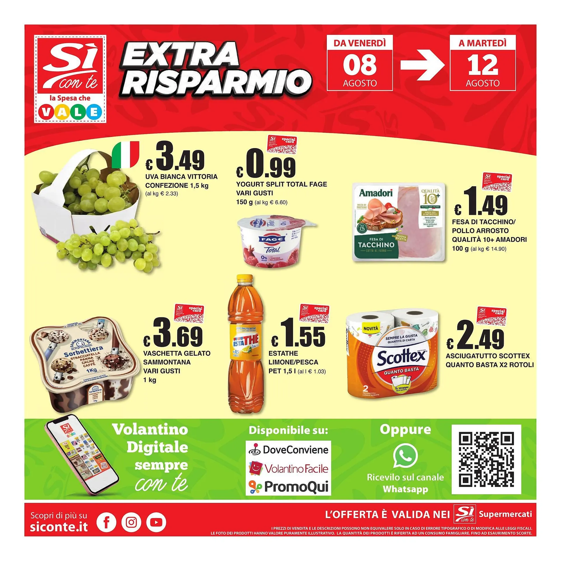 Volantino Sì con te da 31 luglio a 12 agosto di 2025 - Pagina del volantino 20