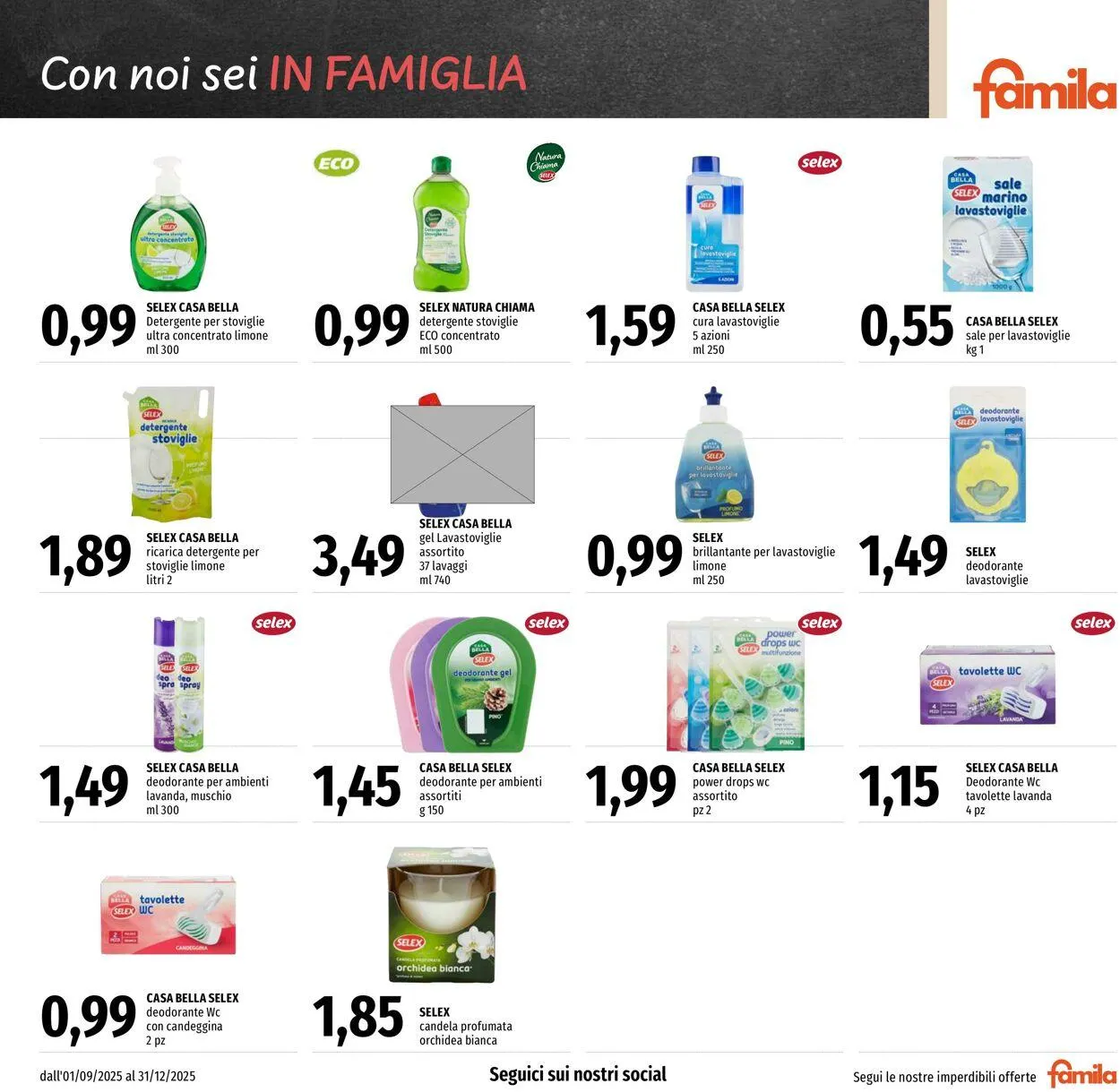 Famila Volantino attuale da 1 settembre a 31 dicembre di 2025 - Pagina del volantino 17