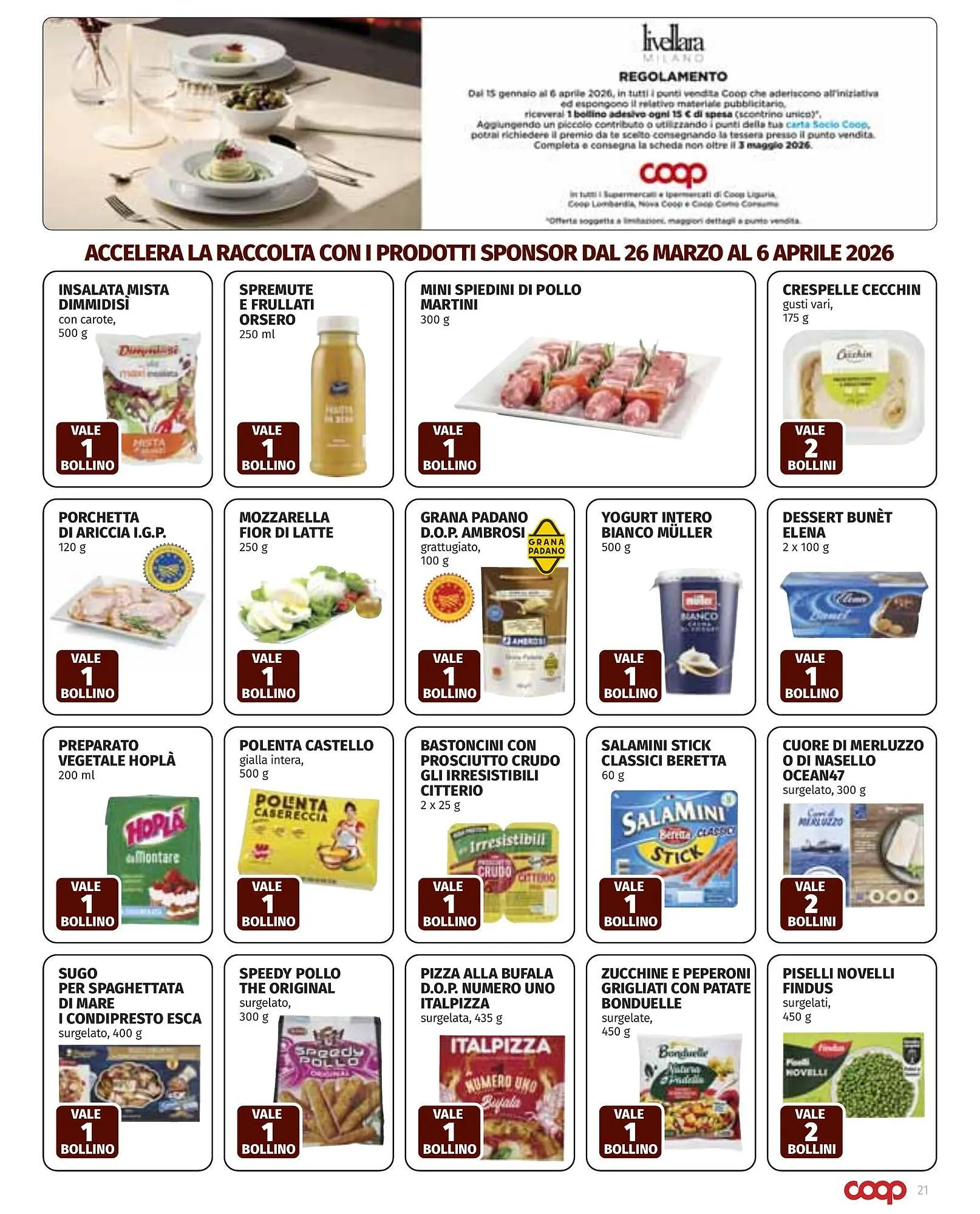 Volantino Coop da 26 marzo a 6 aprile di 2026 - Pagina del volantino 21