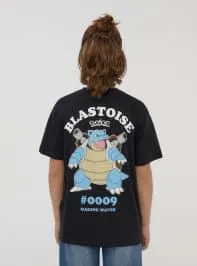 T-shirt stampa Pokémon® Nero