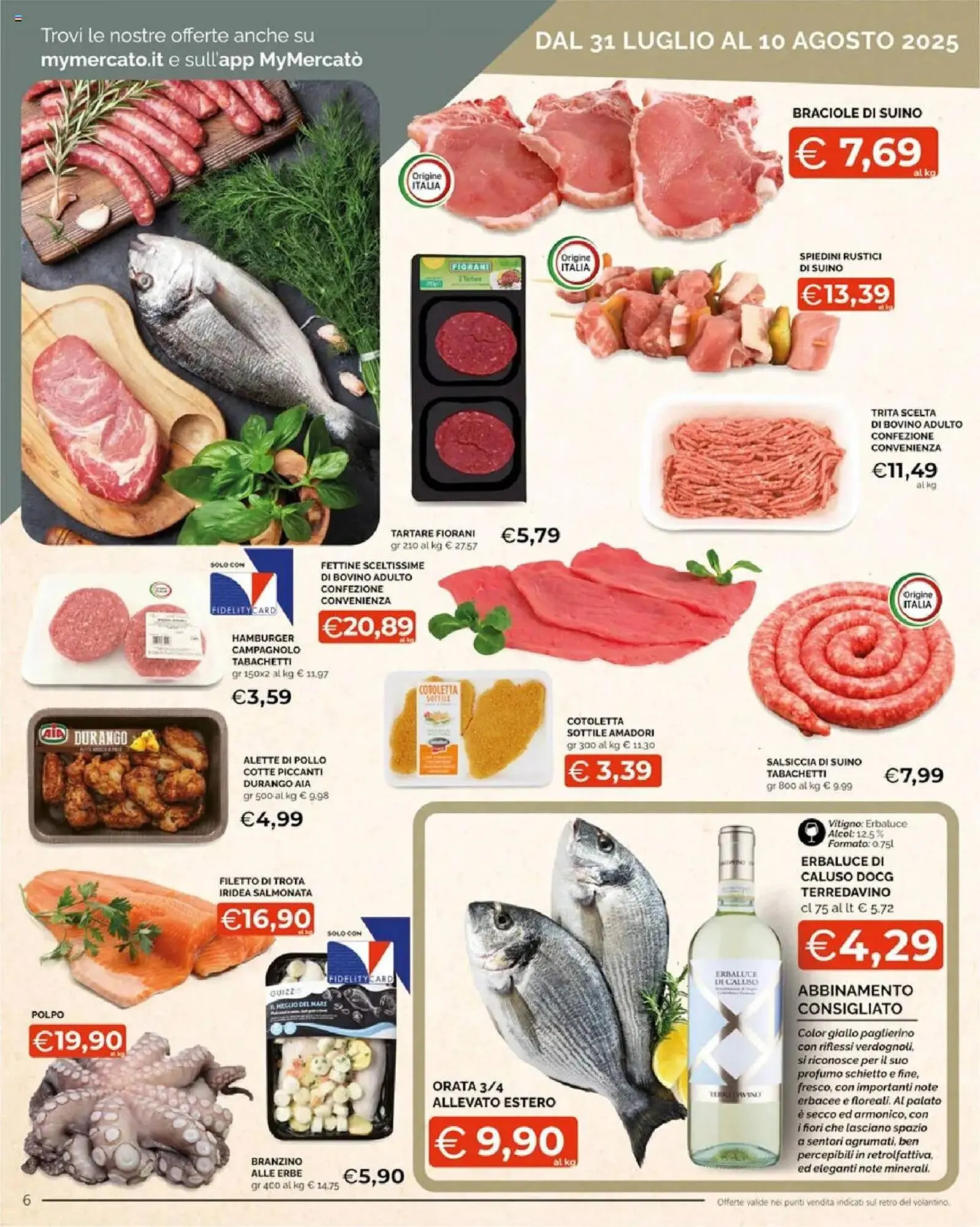 Volantino Mercatò Extra da 31 luglio a 10 agosto di 2025 - Pagina del volantino 6