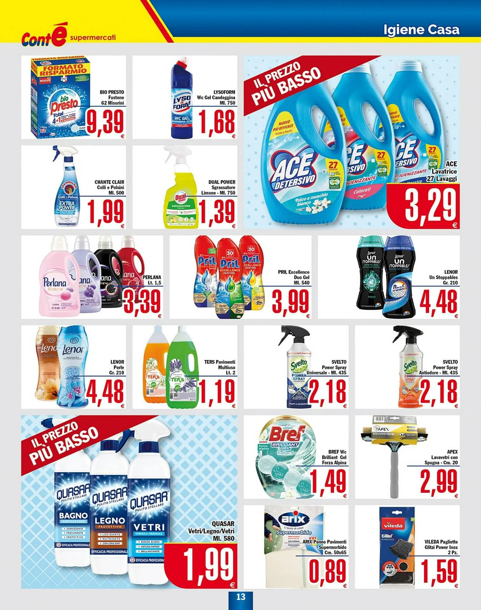Volantino Conte Supermercati da 8 gennaio a 17 gennaio di 2024 - Pagina del volantino 13