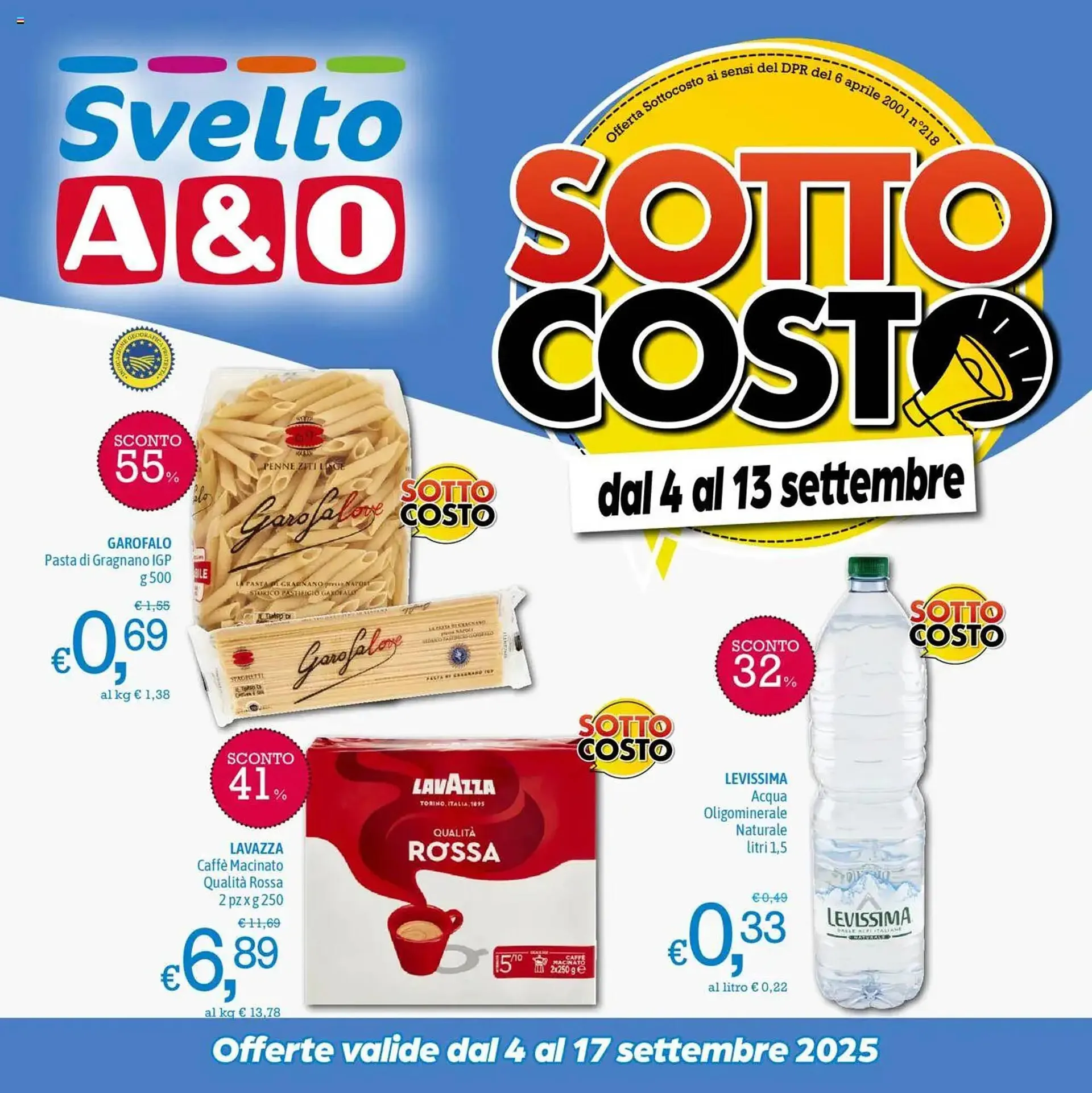 Volantino A&O da 4 settembre a 17 settembre di 2025 - Pagina del volantino 1