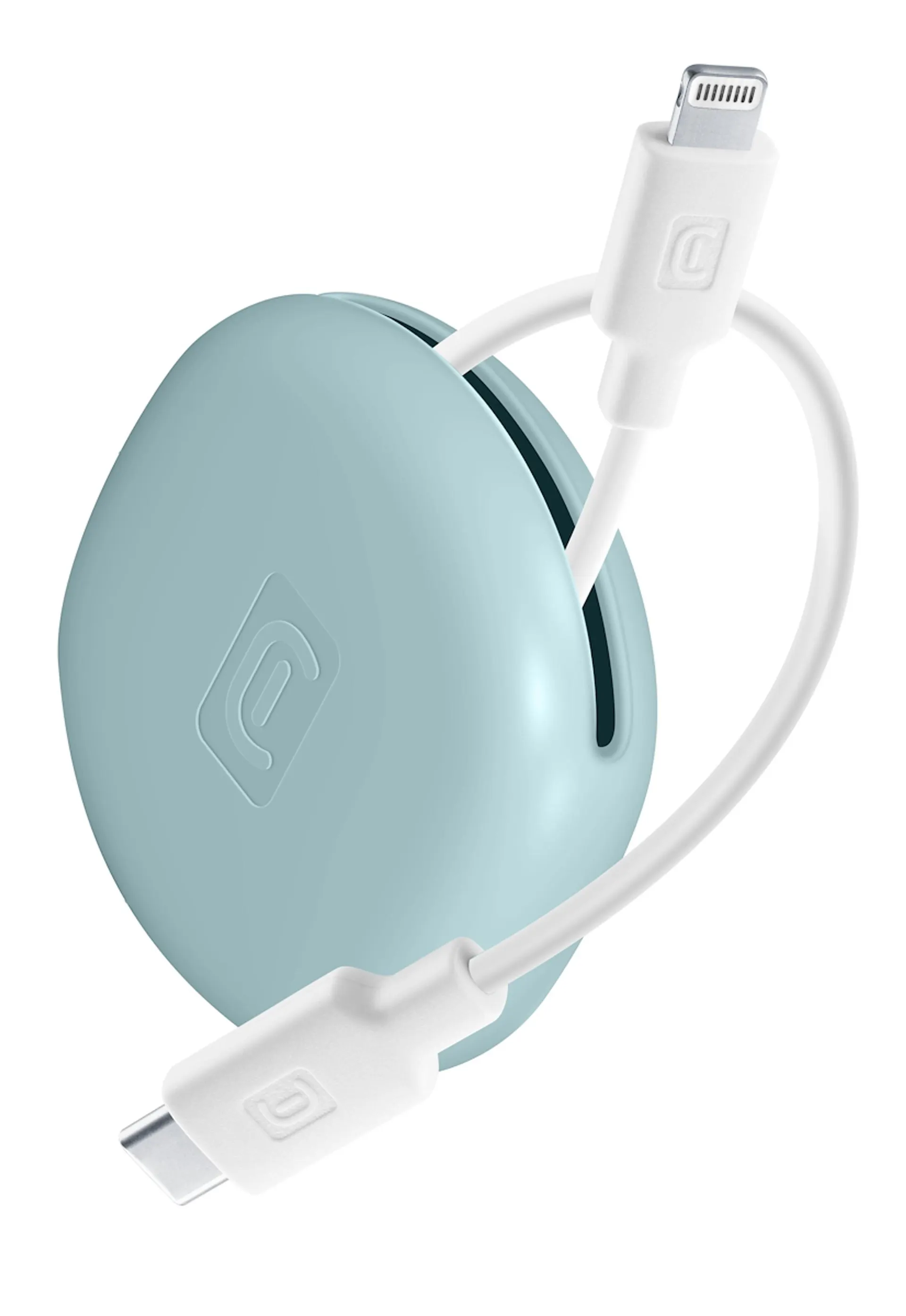 CELLULARLINE - BAG CABLE CAVO DA USB - C A LIGHTNING CON PORTACAVO