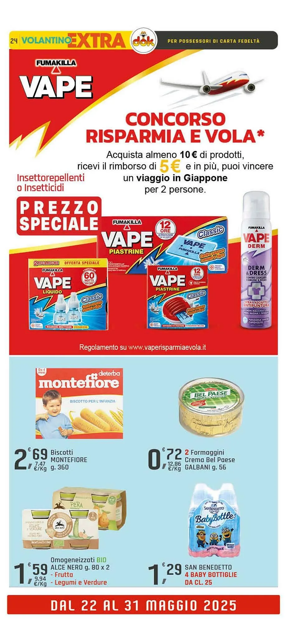 Volantino Supermercati Dok da 22 maggio a 31 maggio di 2025 - Pagina del volantino 24