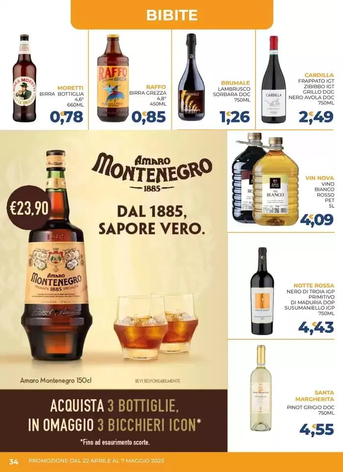 Promozione dal 22 aprile al 7 maggio da 22 aprile a 7 maggio di 2025 - Pagina del volantino 34