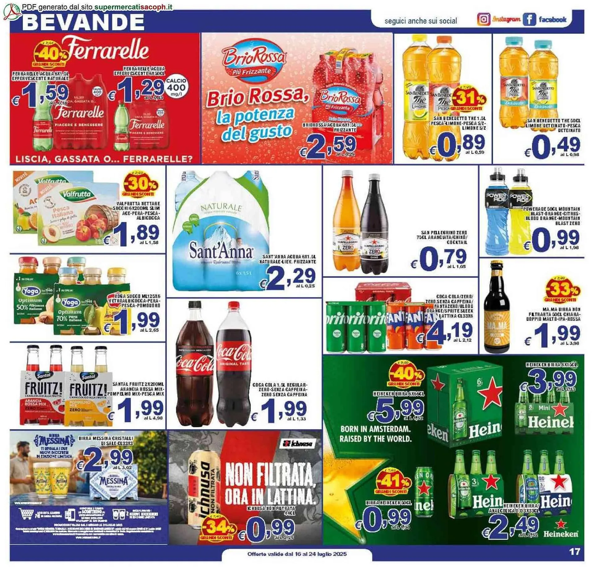 Volantino Sacoph da 16 luglio a 24 luglio di 2025 - Pagina del volantino 17