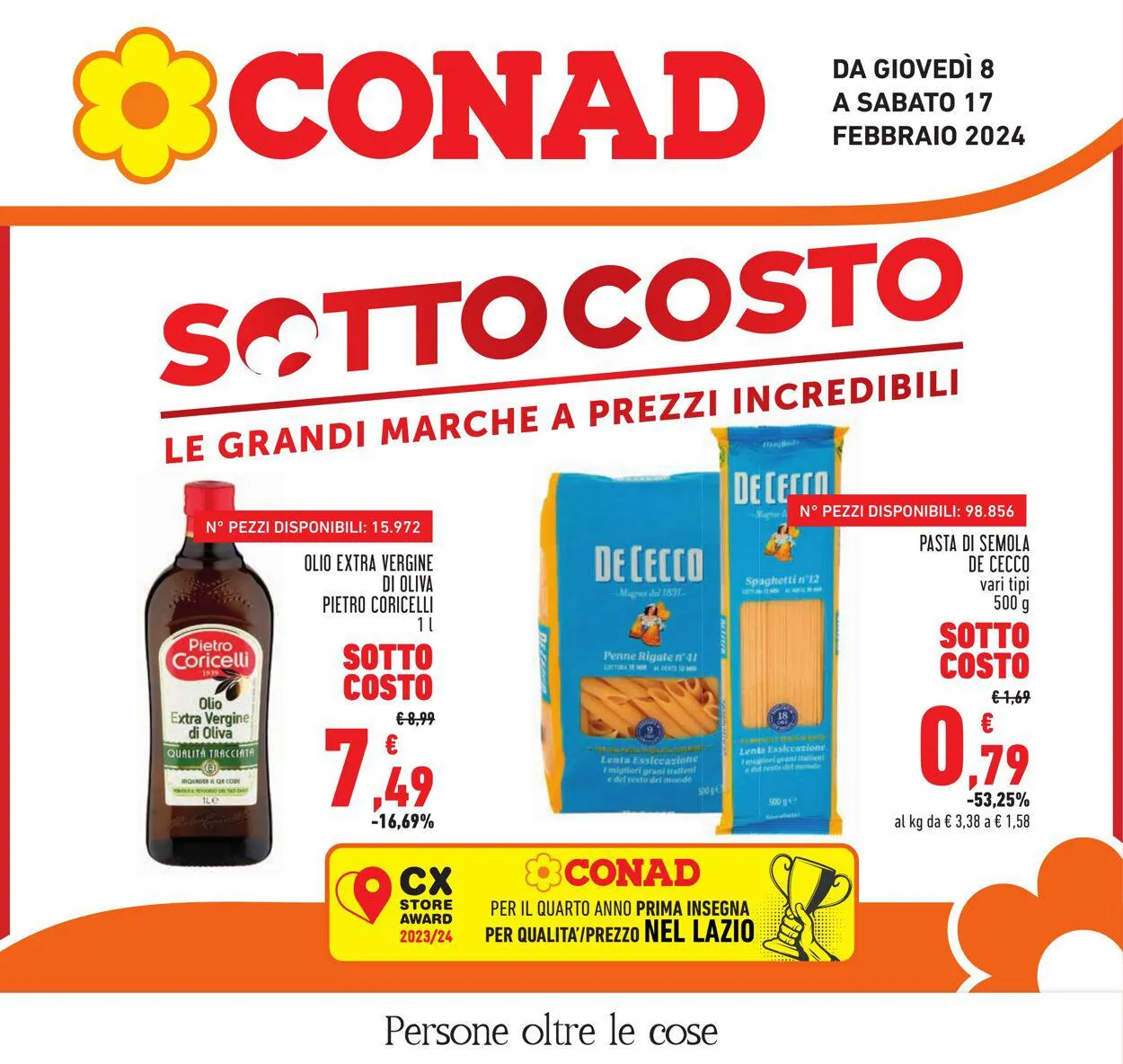 Conad - Roma Volantino attuale da 8 febbraio a 17 febbraio di 2024 - Pagina del volantino 1