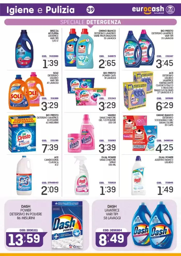 Volantino Eurocash da 10 marzo a 30 marzo di 2025 - Pagina del volantino 39