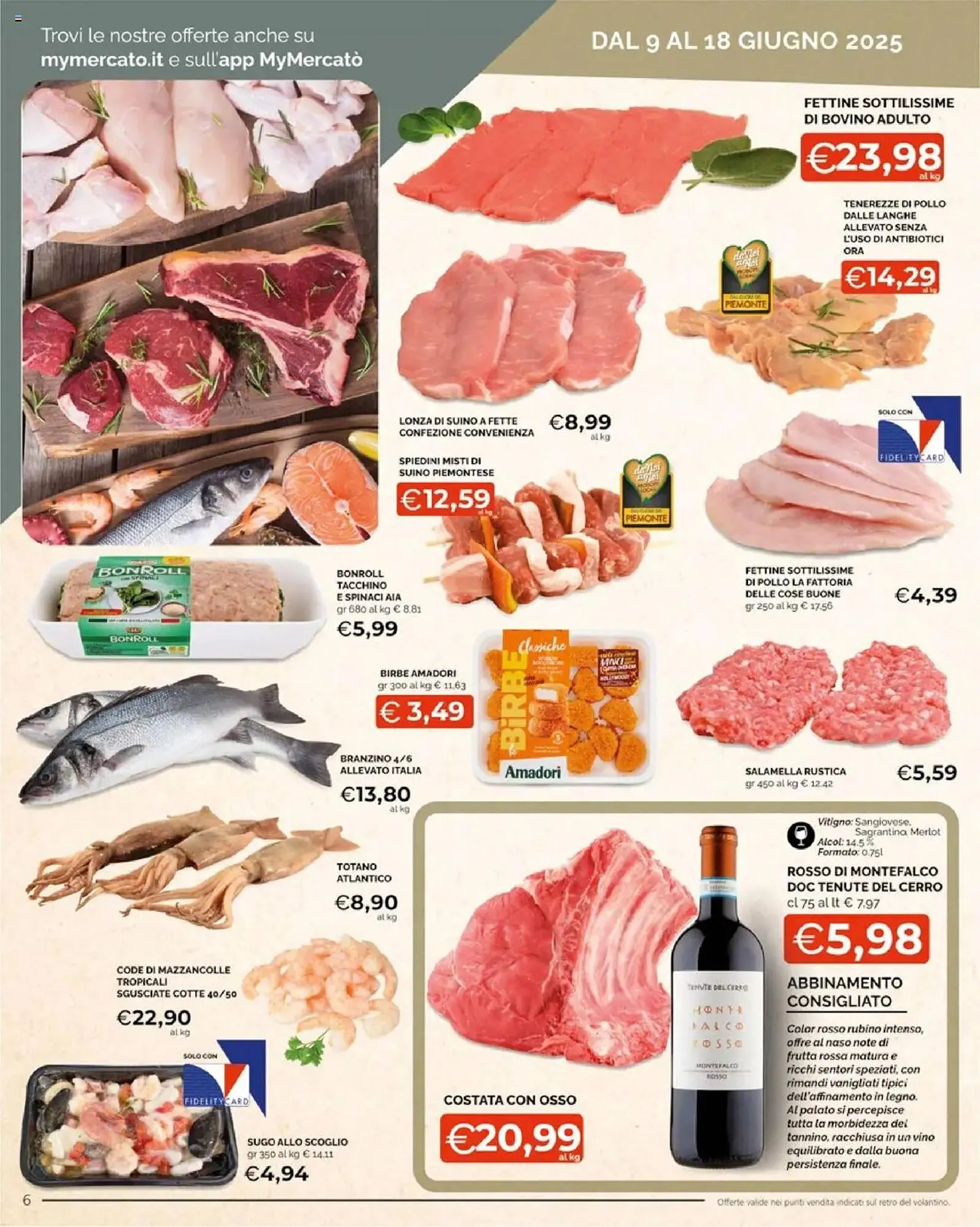 Volantino Mercatò Big da 9 giugno a 18 giugno di 2025 - Pagina del volantino 6