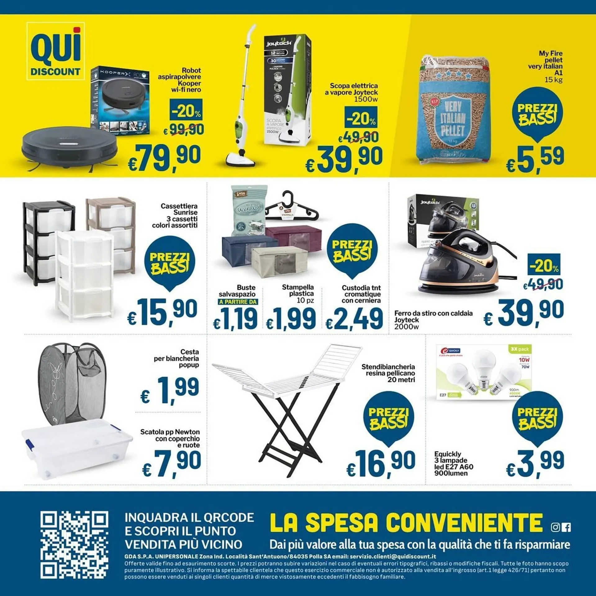 Volantino Qui Discount da 21 ottobre a 2 novembre di 2025 - Pagina del volantino 9