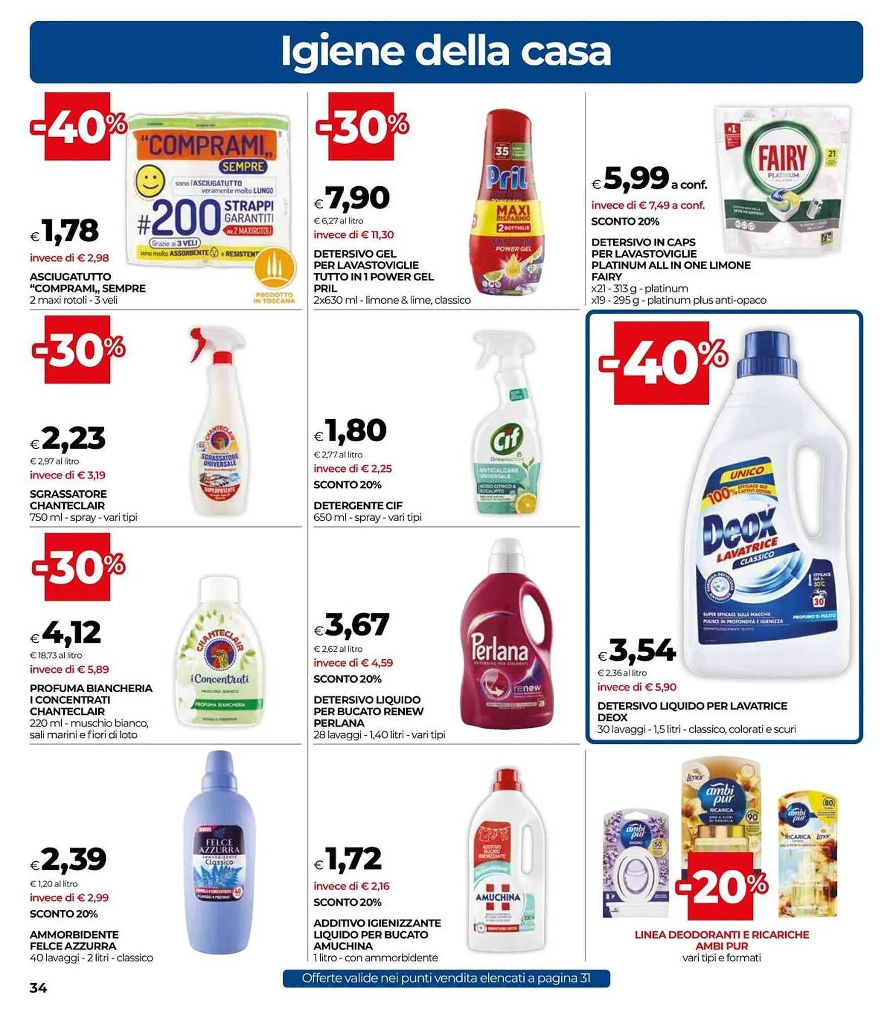 Volantino Unicoop da 25 settembre a 8 ottobre di 2025 - Pagina del volantino 34