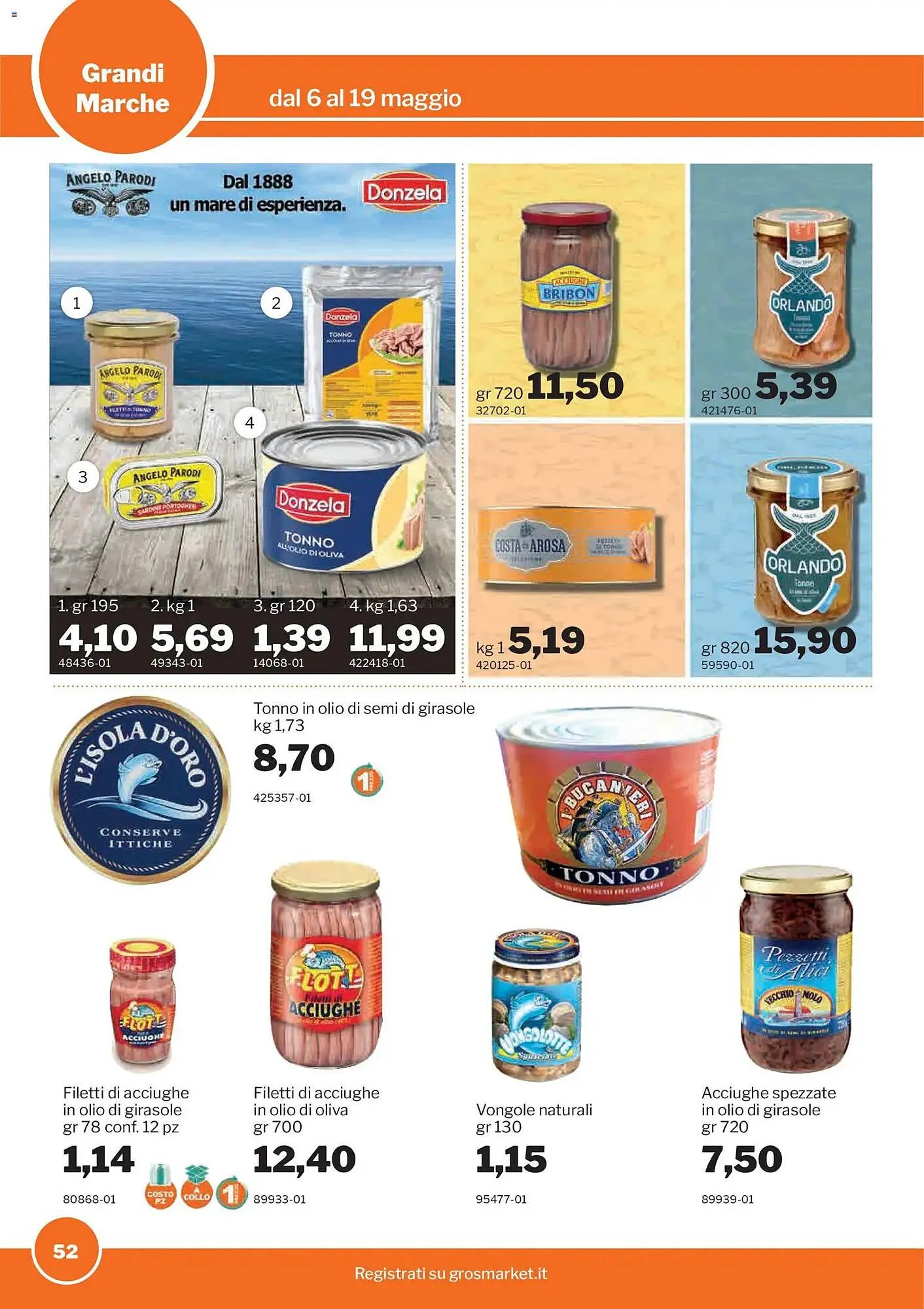 Volantino GrosMarket da 6 maggio a 19 maggio di 2026 - Pagina del volantino 52