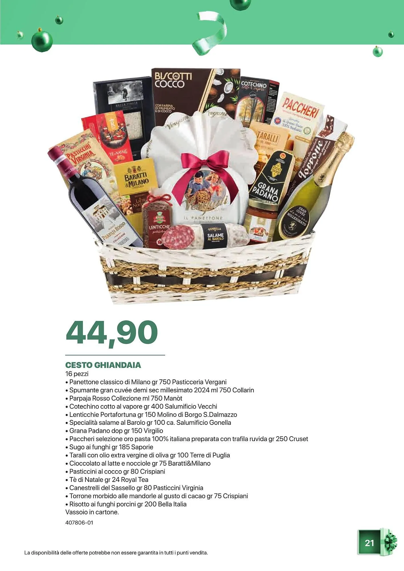 Volantino GrosMarket da 17 dicembre a 25 dicembre di 2025 - Pagina del volantino 21