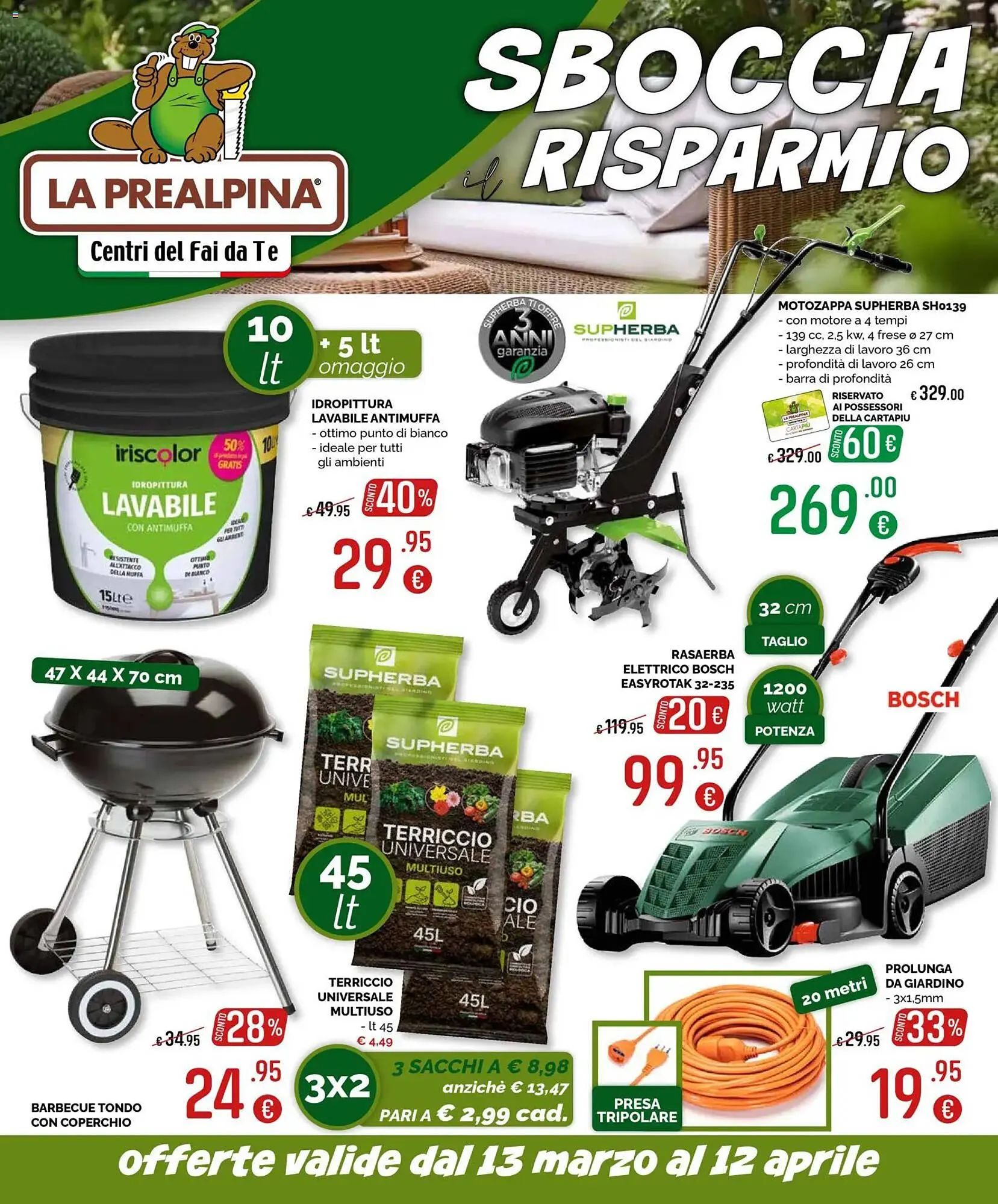 Volantino La Prealpina da 13 marzo a 12 aprile di 2026 - Pagina del volantino 1