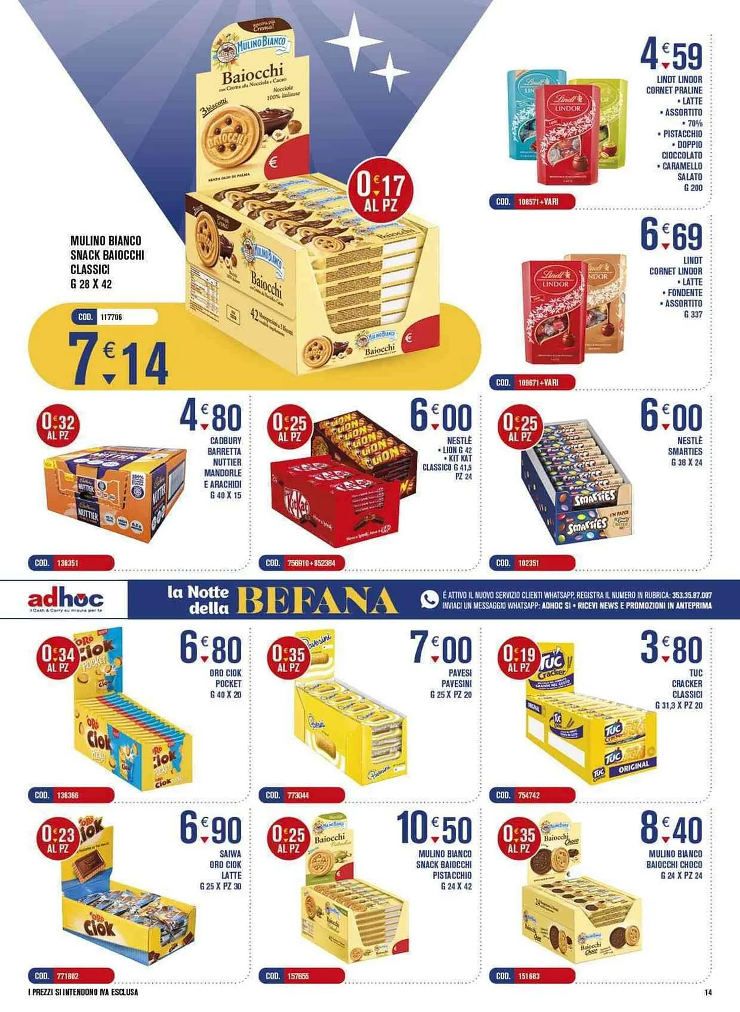 Volantino Adhoc da 27 dicembre a 7 gennaio di 2024 - Pagina del volantino 14
