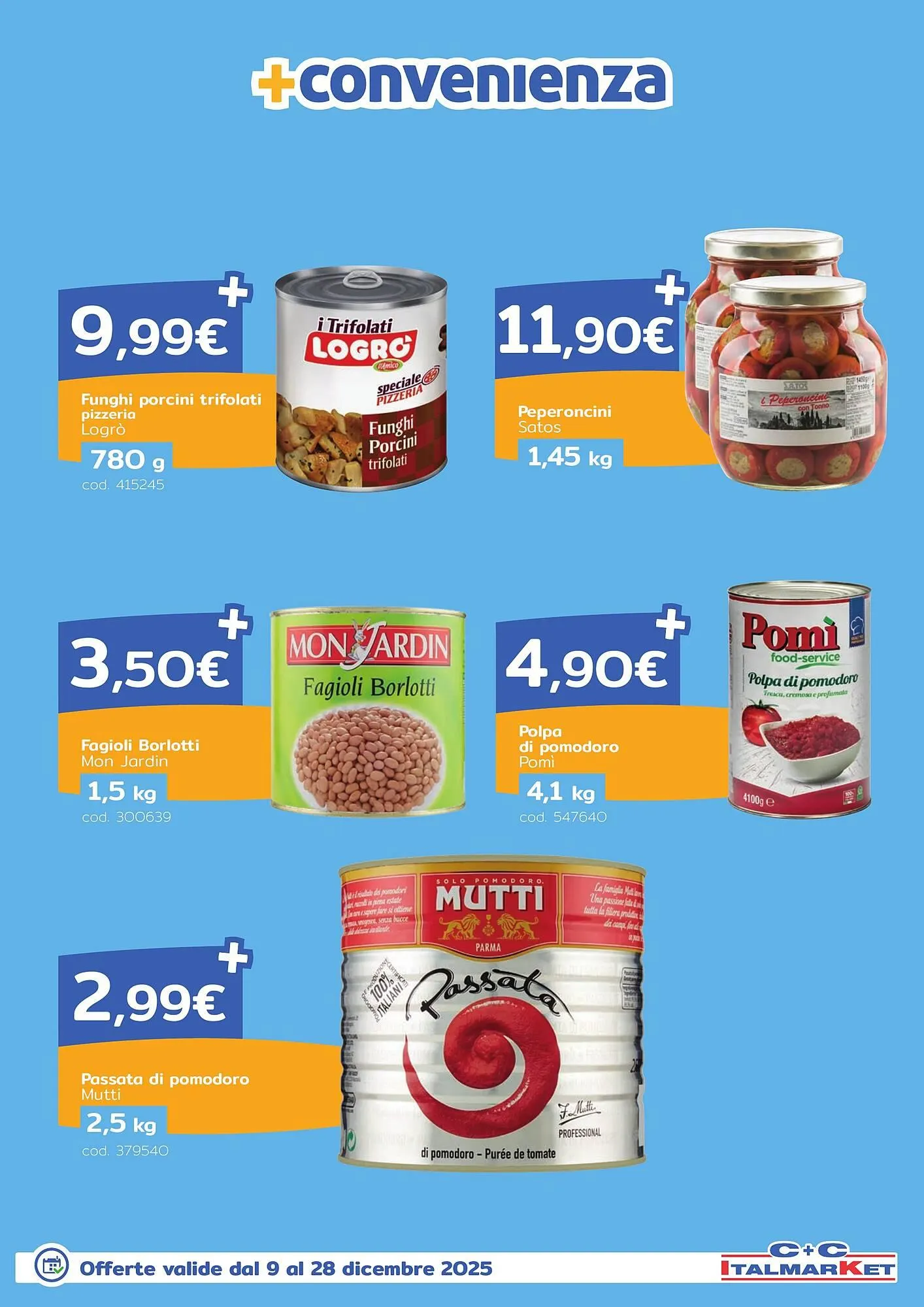 Volantino C+C Italmarket da 9 dicembre a 28 dicembre di 2025 - Pagina del volantino 12