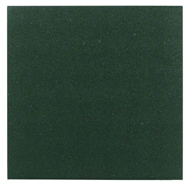 Piastrella ONEK Antishock in gomma naturale (caucciù) 50 x 50 cm Sp 25 mm, verde