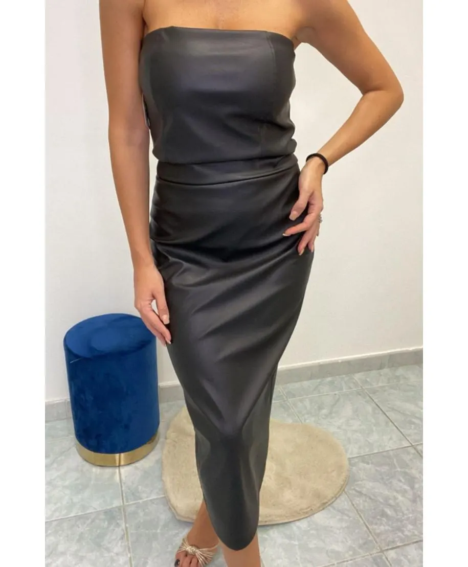 Tubino longuette ecopelle