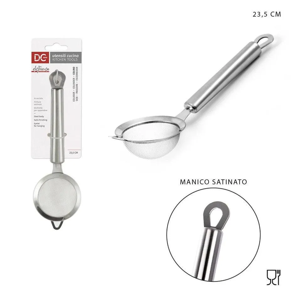Dc Casa - Satin Steel Colander 23.5x7.5Cm