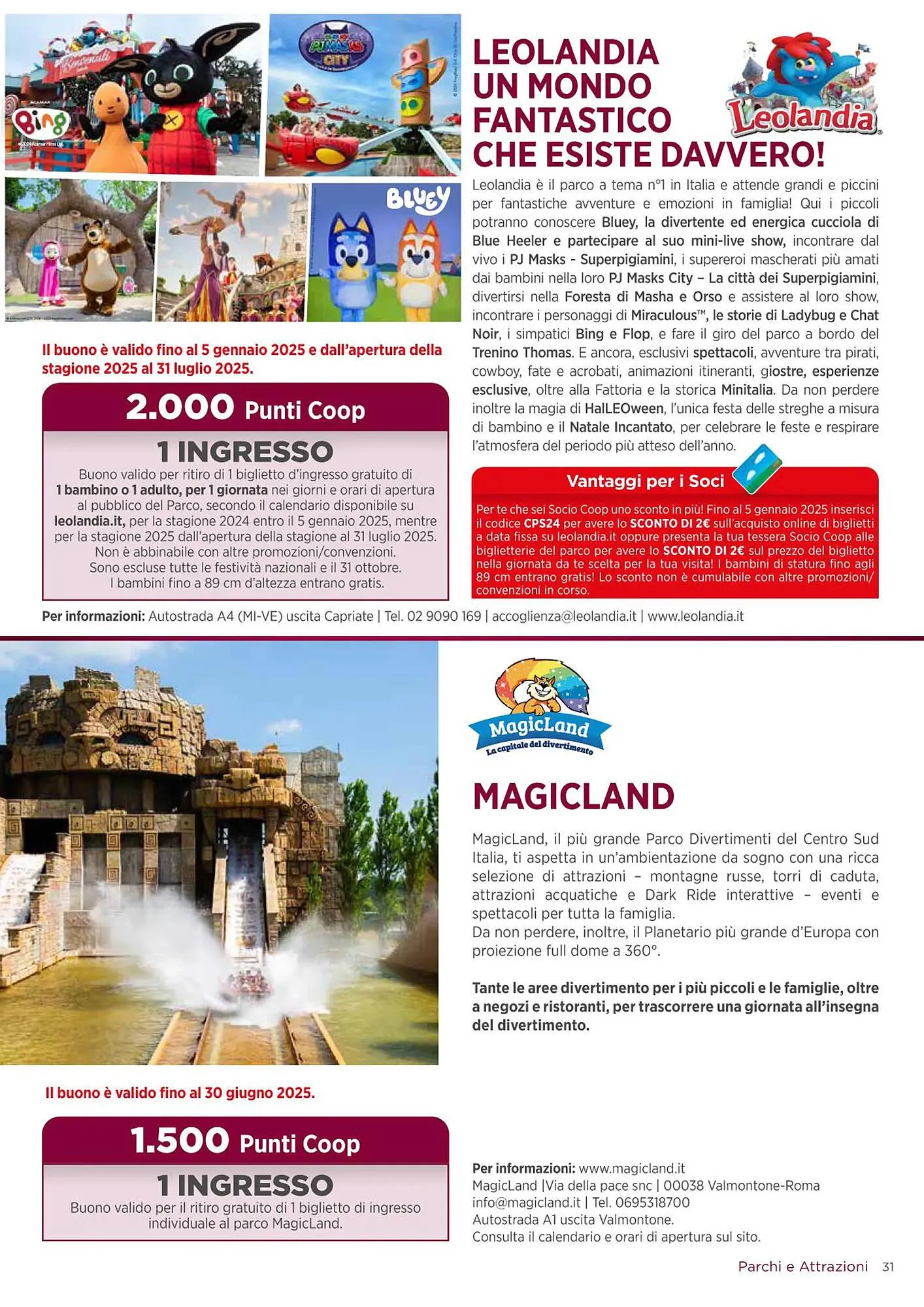 Volantino Unicoop da 5 marzo a 30 settembre di 2024 - Pagina del volantino 31