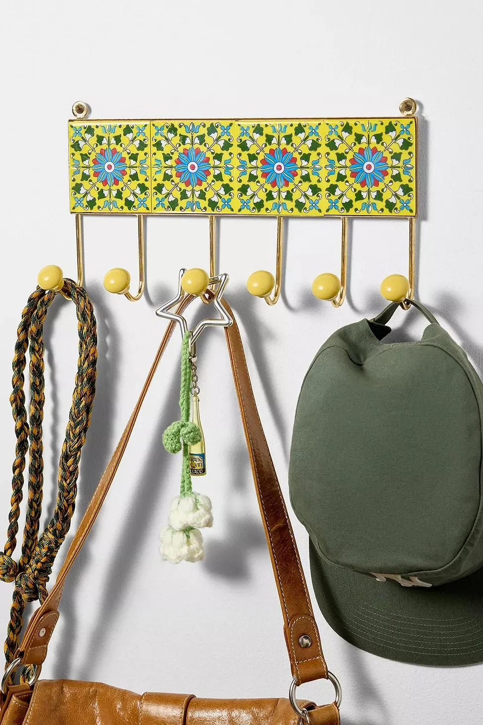 Gancio da Muro a Sei Piastrelle