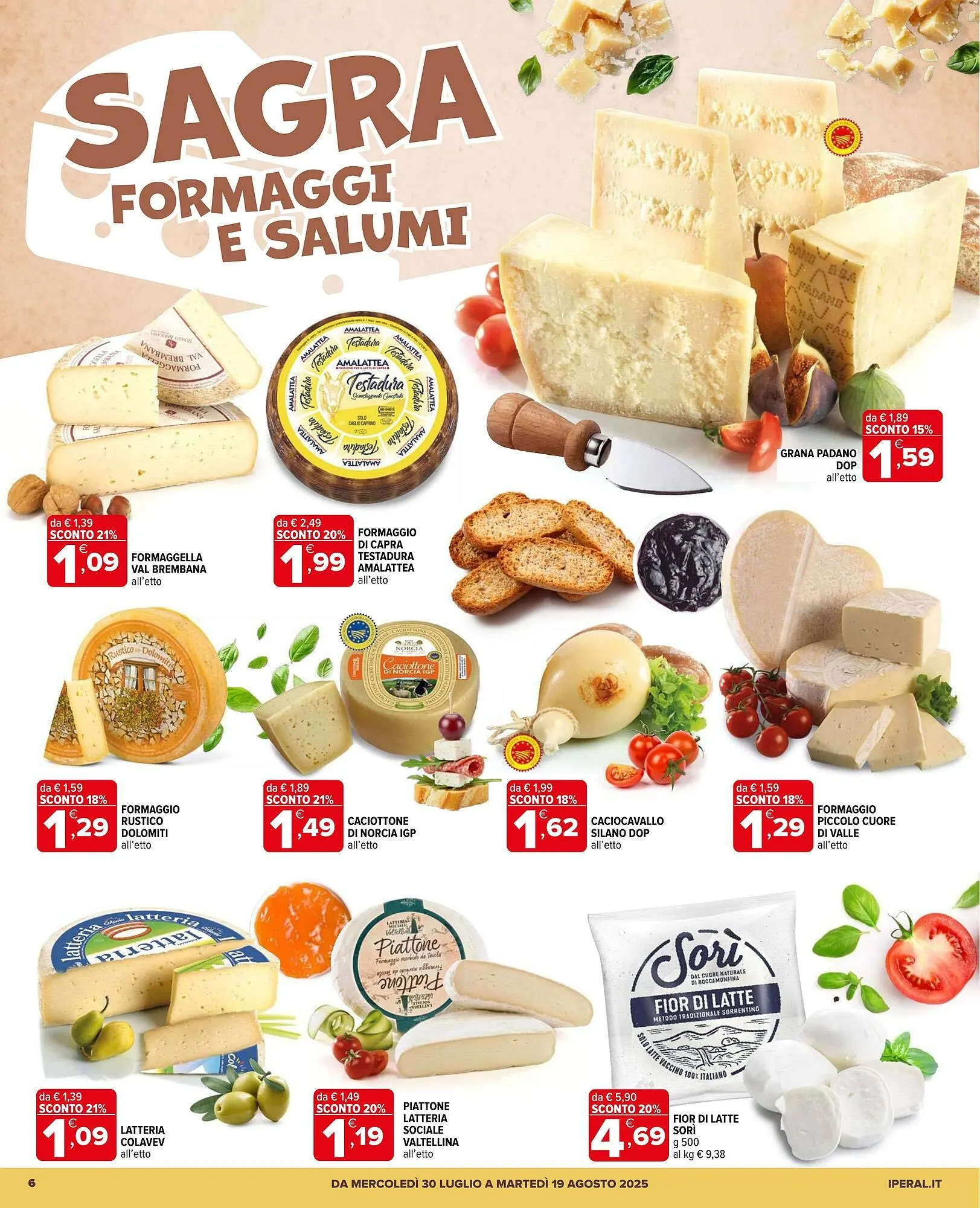 Volantino Iperal da 30 luglio a 19 agosto di 2025 - Pagina del volantino 6