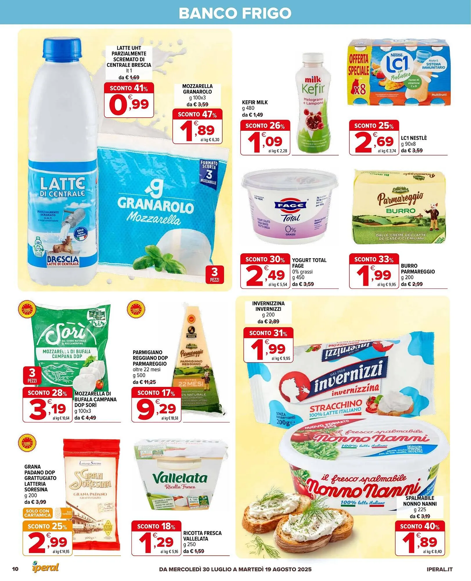 Volantino Iperal da 30 luglio a 19 agosto di 2025 - Pagina del volantino 10