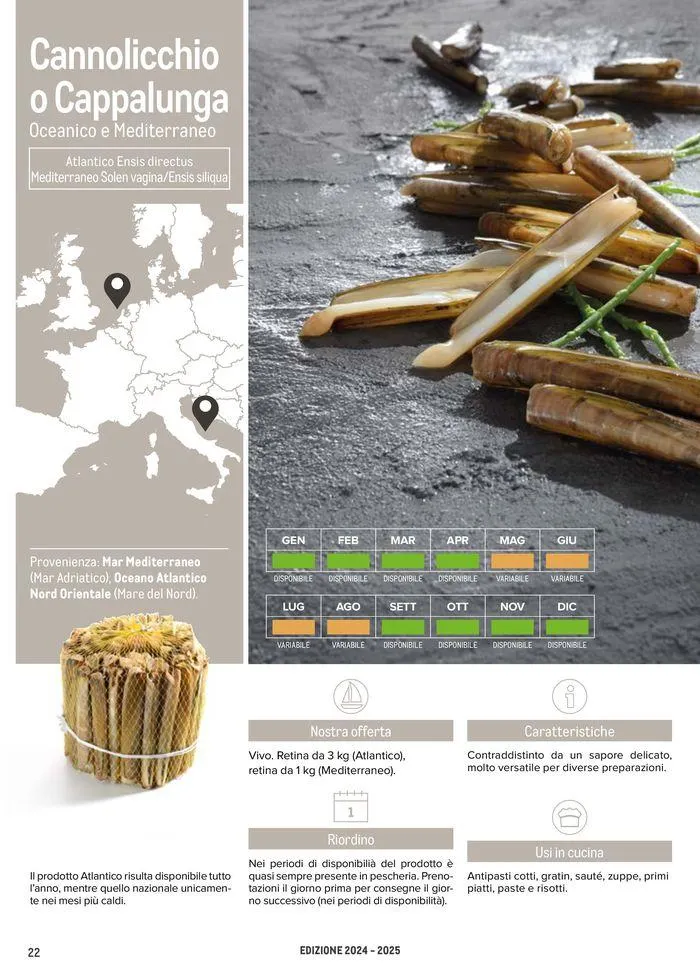 Catalogo Frutti di mare da 11 luglio a 31 luglio di 2025 - Pagina del volantino 22