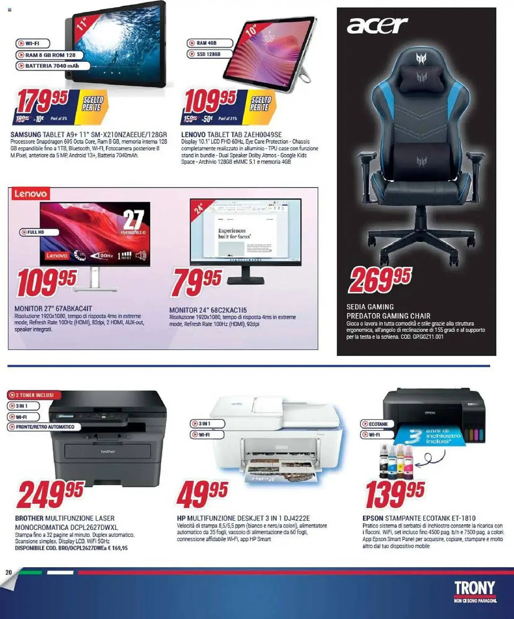 Volantino Trony da 17 ottobre a 29 ottobre di 2025 - Pagina del volantino 20
