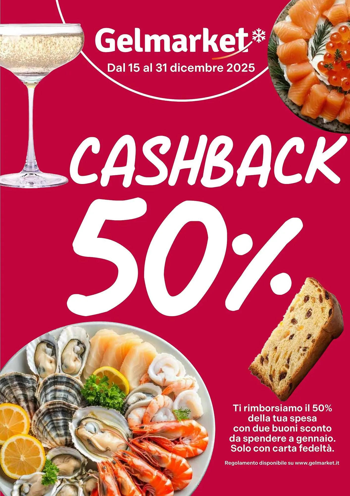 Volantino Gelmarket da 15 dicembre a 31 dicembre di 2025 - Pagina del volantino 1
