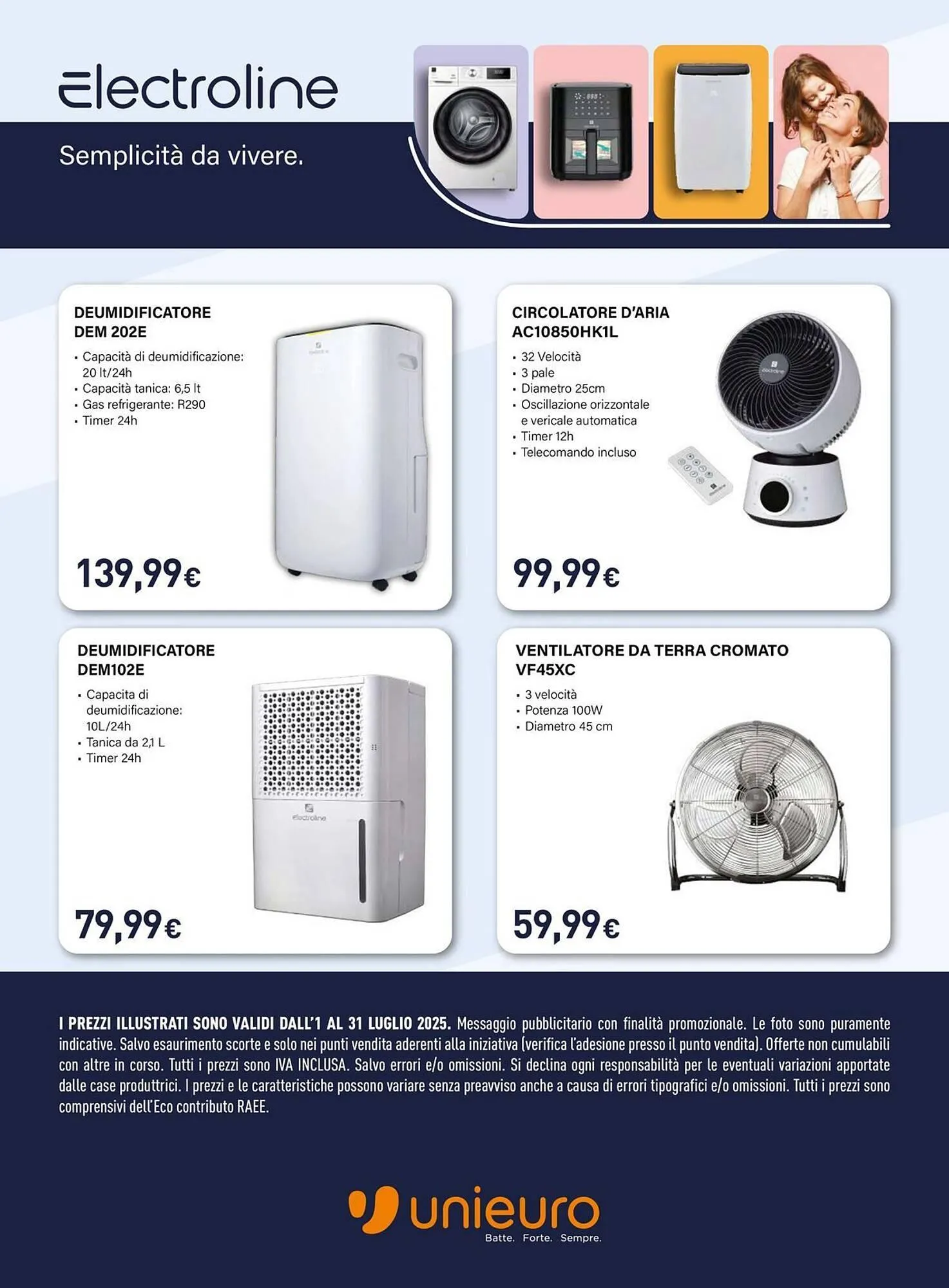 Volantino Unieuro da 1 luglio a 31 luglio di 2025 - Pagina del volantino 34