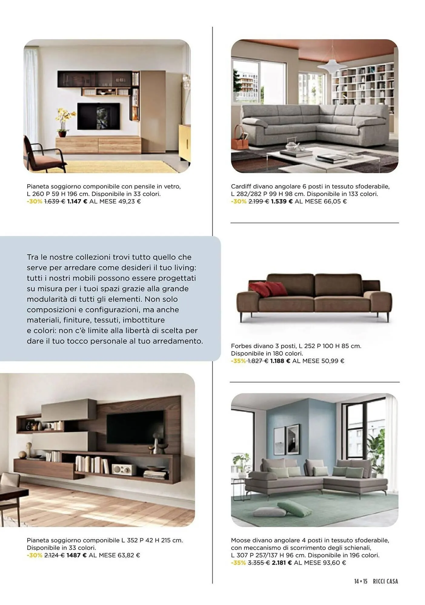 Volantino Ricci Casa da 15 ottobre a 31 dicembre di 2024 - Pagina del volantino 15