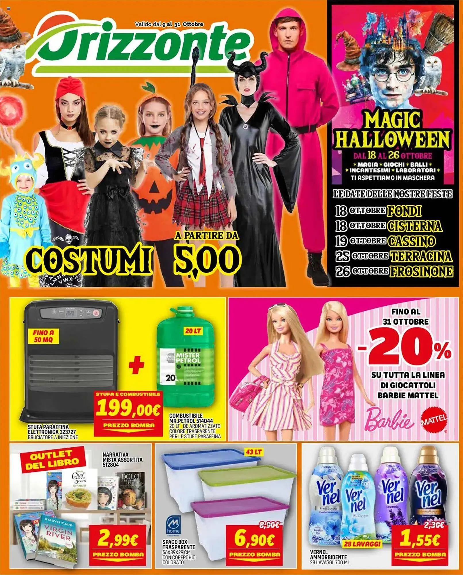 Volantino Orizzonte da 9 ottobre a 31 ottobre di 2025 - Pagina del volantino 1