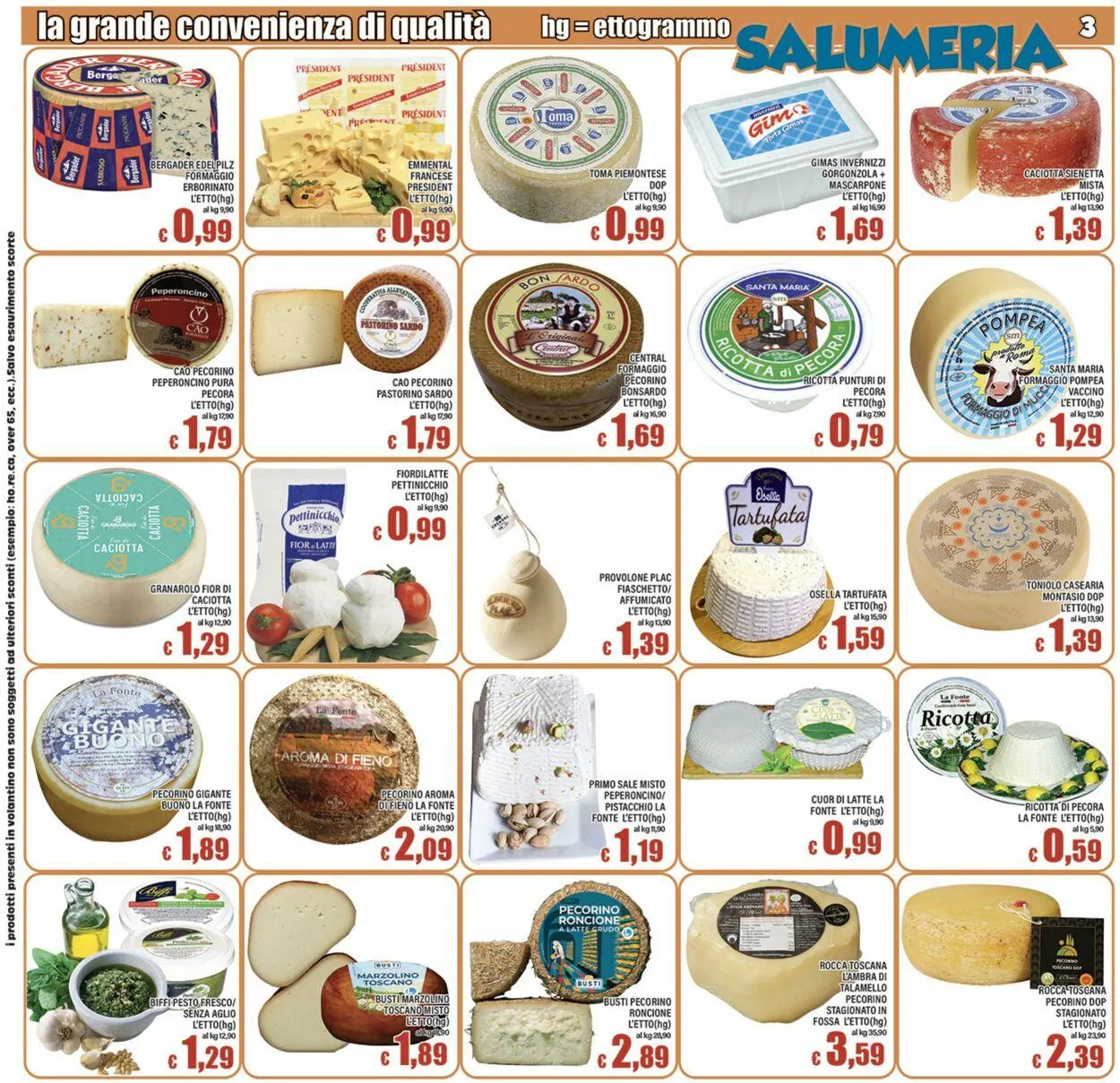 Top Supermercati Volantino attuale da 9 ottobre a 23 ottobre di 2025 - Pagina del volantino 3