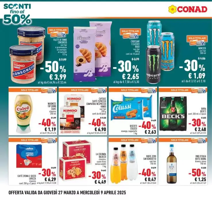 Sconti fino al 50% da 27 marzo a 9 aprile di 2025 - Pagina del volantino 4