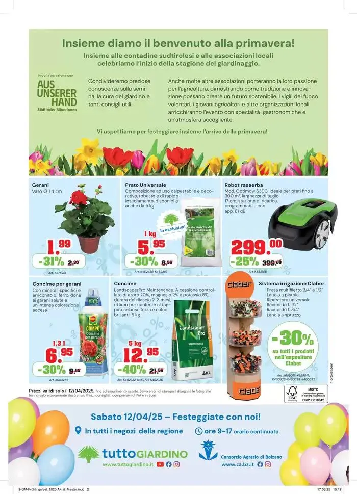Festa di Primavera! da 2 aprile a 12 aprile di 2025 - Pagina del volantino 2