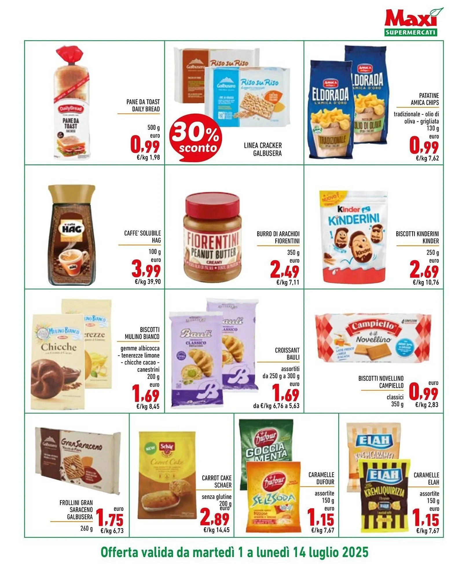 Volantino Maxi Supermercati da 1 luglio a 14 luglio di 2025 - Pagina del volantino 9