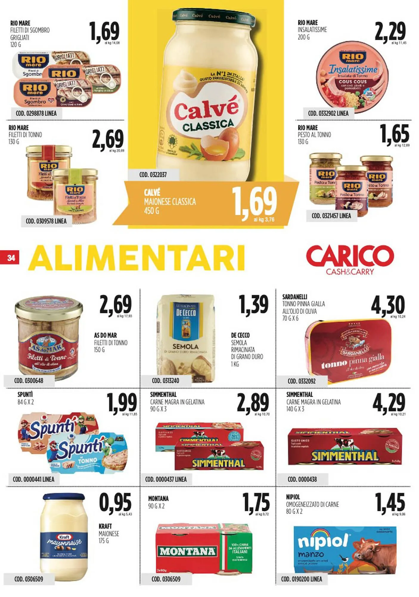 Volantino Carico Cash & Carry da 19 giugno a 2 luglio di 2025 - Pagina del volantino 34