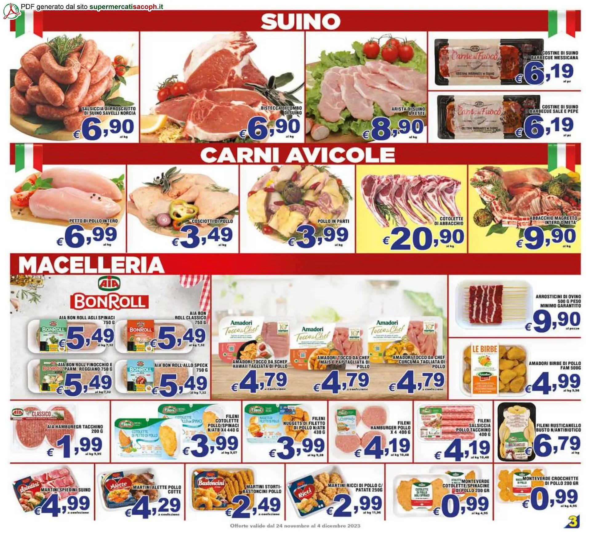Volantino Sacoph da 24 novembre a 4 dicembre di 2023 - Pagina del volantino 3