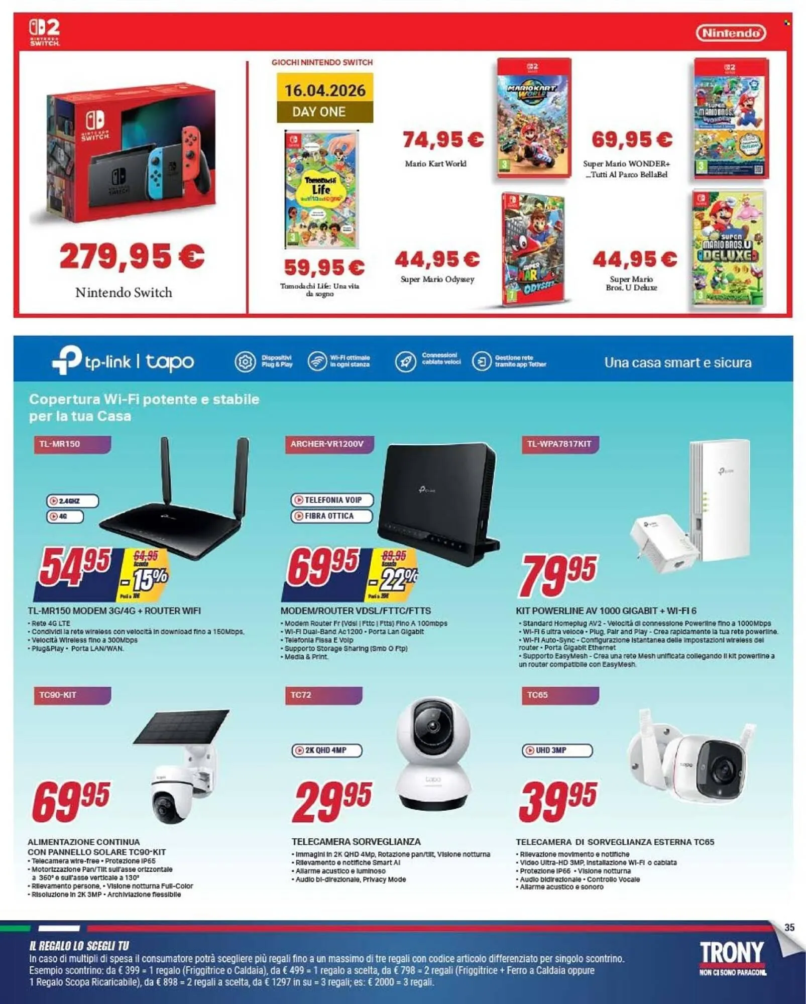 Volantino Trony da 9 aprile a 29 aprile di 2026 - Pagina del volantino 35
